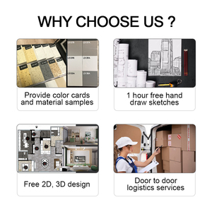 Trang Chủ Khách Sạn Nội Thất Bằng Gỗ Thiết Kế Nội Thất Ngọc Trai Hiện Đại Trắng Pvc Màng Modular Tủ Bếp Sets Với Granit Tops - Product Image 3