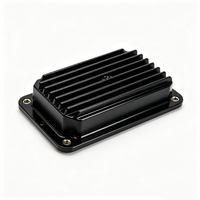 Couvre-culbuteurs en aluminium usiné CNC 6061 T6 anodisé noir, amélioration de la performance pour moteur de course, sur mesure pour voiture, camion, VTT, UTV