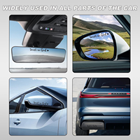 Autocollants en vinyle brillant pour rétroviseurs de voiture GASSER, vente en gros personnalisée, 2 pièces, accessoires automobiles OEM ODM pour détaillants