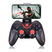 Manette de Jeu Sans Fil X3 Contrôleur de Jeu PC avec Support BT3.0 pour Téléphone Mobile, Tablette et Boîtier TV