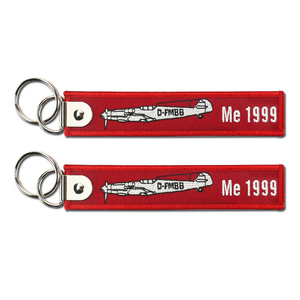 Design Custom Fabric Branded Airline Buckle Keychain Pilo Woven Embroidered Jet Tag Keychain Flying