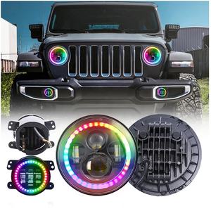 Phares à LED Renegade Srt8 Faros Phare <span class=keywords><strong>de</strong></span> voiture 5x7 4x6 7 pouces Phare à LED pour Jeep Rubicon Jl Jk 7 pouces 2012 - Product Image 6