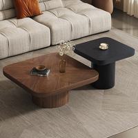 Ensemble de tables basses carrées modernes en MDF pour salon et chambre - Design luxueux et durable