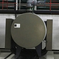 Chaudière à eau chaude électrique 1400KW, grande capacité, PLC automatique, certifiée CE EAC pour le chauffage industriel