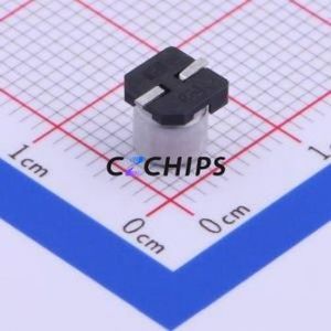 ตัวเก็บประจุแบบอิเล็กโทรไลต์อะลูมิเนียม SMD รุ่น VE-470M0JTR-0505, ขนาด D5xL5.3 มม. ความจุ 47uF ±20% แรงดัน 6.3V ขา 5 มม. - Product Image 2