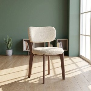 Dendro Vintage Solid Wood Dining <b>Chair</b> Handcrafted Eco-Friendly <b>Retro</b> Design with Velvet Upholstery for Restaurants Cafes Hotels - Product Image 3