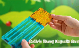 Jouet de voiture de course magnétique en plastique 3D 26 pièces Jouets magiques de dinosaures Créativité Tuiles magnétiques éducatives pour enfants - Product Image 4