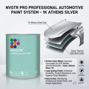 BYD สีรถสีเงิน1K สีแต่งรถยนต์สำหรับ Fo F3 F6 G3 G6ผู้ผลิต OEM - Product Image 1