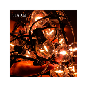 25ft 50ft 100ft Patio đèn <span class=keywords><strong>G40</strong></span> LED bóng Đèn Ngoài Trời chuỗi ánh sáng đám cưới kỳ nghỉ trang trí - Product Image 5