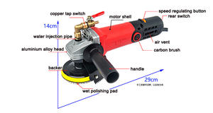 Baixin <span class=keywords><strong>Hand</strong></span> polier maschine mit variabler Geschwindigkeit Nass wasser polierer Auto polierer zum Polieren von Marmor granitsteinen - Product Image 4
