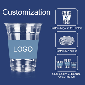 Commercio all'ingrosso personalizzato 700ml PET monouso tazza di plastica <span class=keywords><strong>con</strong></span> coperchio multiuso per bevande gelato cibo succo di latte sigillo trasparente - Product Image 6