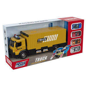 Camion de conteneur de catapulte de stockage de scène d'ingénierie de pompiers de police avec des jouets d'enfants de <span class=keywords><strong>voiture</strong></span> de sport <span class=keywords><strong>miniature</strong></span> d'alliage - Product Image 3