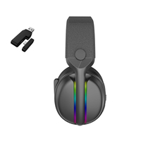 Casque de jeu sans fil Rambotech 2.4G avec microphone antibruit pour PS4 PC portable casque de jeu confortable GM1200