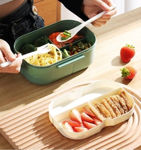 Cute Lunch <b>Box</b> for Kids Compartments Microwave Bento Lunchbox Children Kid School Outdoor Camping Picnic Food <b>Container</b> Portable - Product Image 3