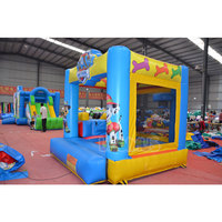 Meilleure Vente Château Gonflable de Fête Pat Patrouille Maison Gonflable Cartoon Pat Patrouille Combo Rebondissant et Toboggan Extérieur