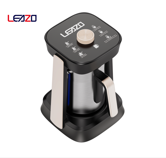 LEAZO OEM Factory Wholesale Smart Coffee Machine Anti-overflow 6-in-1 Turkish Coffee Machine Multifunction Coffee Milk Machine