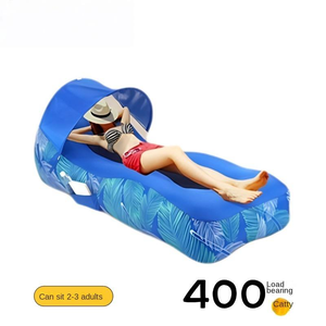 पोर्टेबल वयस्क inflatable बिस्तर डेक्रोन सामग्री आधुनिक कैंपिंग बीच ऑटो-भरने वाले आउटडोर आलसी सोफा संगीत उत्सव फोल्डेबल लाइव - Product Image 6