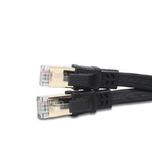 D-sunty CAT8 <b>Flat</b> <b>Ethernet</b> <b>Cable</b> 30awg Stp 40Gbps 2000Mhz RJ45 Shielded Internet Network Patch Cord <b>Cable</b> - Product Image 6