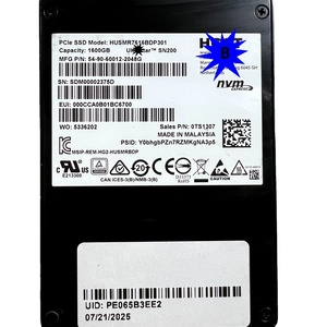HUSMR7616BDP301 SN200 1.6TB 2.5英寸 U.2 NVME SSD 固态硬盘 - Product Image 1