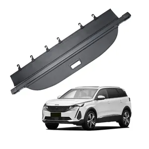 Retractable trunk cargo cover for car back For Peugeot 5008 luggage rack cover 2024 The New Waterproof and anti-peeping