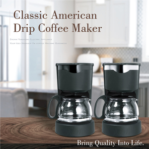 Cafetière à pression négative programmable avec protection contre la surchauffe, carafe noire et rouge, pour 4-6 personnes, usage domestique et hôtelier - Product Image 2