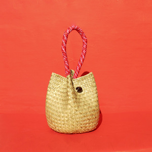 Borsa Estiva <span class=keywords><strong>a</strong></span> Secchiello <span class=keywords><strong>in</strong></span> Paglia per Donne, Borsa da Spiaggia Intrecciata <span class=keywords><strong>a</strong></span> <span class=keywords><strong>Mano</strong></span> con Manico <span class=keywords><strong>in</strong></span> <span class=keywords><strong>Corda</strong></span>, Borsa <span class=keywords><strong>a</strong></span> Tracolla <span class=keywords><strong>in</strong></span> Rafia e Rattan - Product Image 2