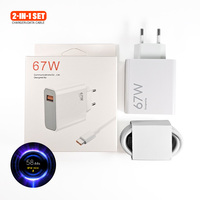 Chargeur Rapide de Voyage Universel GaN USB C PD Type C 67W 120W EU pour Téléphones Mobiles Xiaomi Samsung