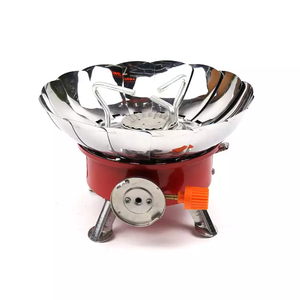 Réchaud à gaz coupe-vent pour le camping et la randonnée avec allumage piézoélectrique, brûleur à allumage piézoélectrique, autres équipements de camping pour l'extérieur - Product Image 4
