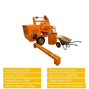 Mezcladora de Cemento Industrial de Alta Capacidad y Máquina Mezcladora de Cemento y Arena para Plantas de Procesamiento de Materiales a Granel - Product Image 6