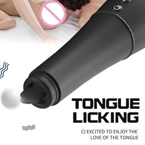 Girlspower beyzbol sopası streç 2 in 1 gerçekç<span class=keywords><strong>i</strong></span> yapay penis dil yalama 10 titreşimli modları isıtma yapay penis seks oyuncakları xxx vidoes - Product Image 3