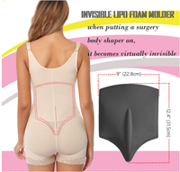 Paquete de 3 unidades de espuma Lipo, tablero de compresión Lumbar Bbl, fasas Ab, suministros de cirugía, prendas de compresión de recuperación, Mono