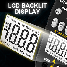 HoldPeak HP -7200APP 휴대 전화 클램프 미터 ac dc 디지털에 대한 응용 프로그램과 휴대용 6000 카운트 클램프 멀티미터 - Product Image 2