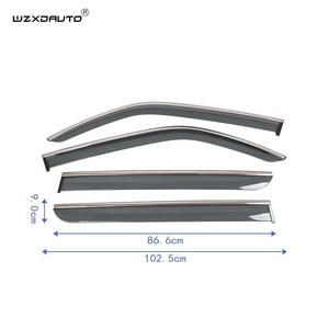 อุปกรณ์ตกแต่งภายนอกรถยนต์ Wzxdauto ชุดบังแดดข้างประตูรถยนต์ ป้องกันฝน สำหรับรถยนต์แลนด์ครุยเซอร์ 300 ปี 2022 Lc300 - Product Image 4