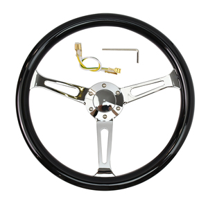 Volante Deportivo de Alta Calidad para Automóviles Clásicos, 380 mm, ABS, Negro, Estilo Vintage - Product Image 4
