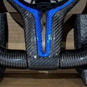Volant de voiture en fibre de carbone personnalisé adapté aux modèles <span class=keywords><strong>BMW</strong></span> F05 F07 F30 F10 F12 F15 F36 F20 F22 F25 F32 F36 M3 M5 E70 E90 - Product Image 5