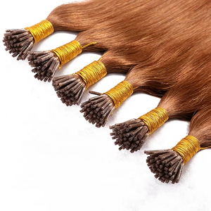 Extensiones de Cabello Humano Ruso con Punta de Queratina Italiana, Alineación Completa de Cutículas, de Larga Duración, Marca Jasmine Beauty - Product Image 1