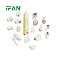 IFAN Matériaux de plomberie fiables : Raccords et tuyaux PPR, coudes, tés, manchons 20-110MM