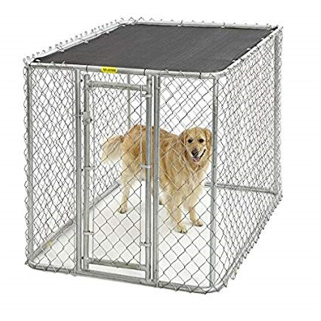 卸売 大型 屋外 チェーンリンク犬小屋 金属製犬用フェンス 動物柄