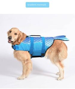 Jaket keselamatan hewan peliharaan rompi renang anjing musim panas luar ruangan, ripstop, aman, indah, dengan perangkat flotasi anjing besar - Product Image 6
