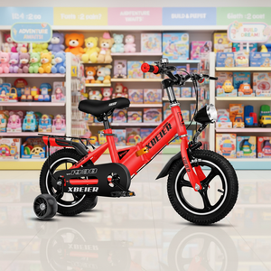 Bicicleta Infantil <span class=keywords><strong>para</strong></span> Niños y <span class=keywords><strong>Niñas</strong></span> de 3 a 8 Años, 6 Velocidades, Ruedas de Entrenamiento, Llantas de Aleación de Aluminio, Ligera y Plegable <span class=keywords><strong>para</strong></span> Niños Mayores - Product Image 2