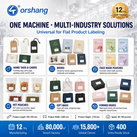 Étiqueteuse automatique de dessus pour barquettes alimentaires, boîtes de boulangerie, étuis à gâteaux, sachets et sacs – Machine d'étiquetage haute vitesse à écran tactile