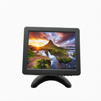 Vente en gros d'usine, écran LCD portable miniature pour ordinateur, 8 pouces, multi-interface, 4:3, écran carré
