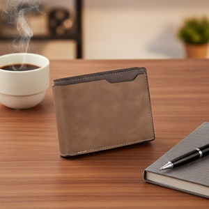 Carteras Cortas de Cuero para Hombre al por Mayor, Carteras con Múltiples Ranuras para Tarjetas, Monederos, Porta Tarjetas para Regalos de Cumpleaños - Product Image 3