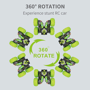 SOYANG Coche de Acrobacias <span class=keywords><strong>RC</strong></span> de 2.4GHz y 4 Canales con Cable USB - Giro de 360°, Evitación de Obstáculos, Función Sígueme para Niños, Uso Interior y Exterior - Product Image 2