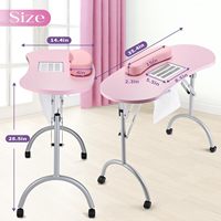 Table de Manucure Professionnelle de Haute Qualité pour Salon de Beauté et SPA – Poste de Travail pour Nail Art