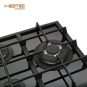 Zhongshan Professional Built-in Cooktop Manufacturer Trending Products 700mm Tempered Glass 4 Burner Gas <b>Stove</b> for Home - Product Image 2
