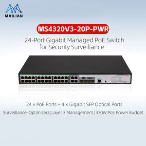 Commutateurs de sécurité nouvelle génération H3C série MS4320V3, Full Gigabit, Uplink 10G, PoE, Commutateur réseau de virtualisation IRF2 - Product Image 1