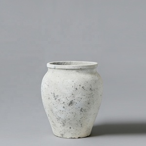 Vaso da Giardino <span class=keywords><strong>in</strong></span> <span class=keywords><strong>Cemento</strong></span> Intagliato a Mano Stile Americano, Ecologico, Decorazione per Villa, Patio, Hotel, Centro Commerciale - Product Image 6