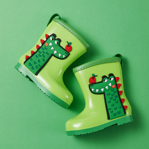 Bottes <span class=keywords><strong>de</strong></span> <span class=keywords><strong>pluie</strong></span> en PVC à imprimé animal mignon pour enfants, bottes en caoutchouc légères et imperméables pour tout-petits et bébés, pour l'hiver, l'été et l'automne - Product Image 1