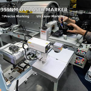 Machine de marquage laser UV portable de table 355 nm 5W avec source laser rotative JPT, refroidissement par air, nouvelle, prend en charge AI/LAS/PLT/DXF CNC - Product Image 2